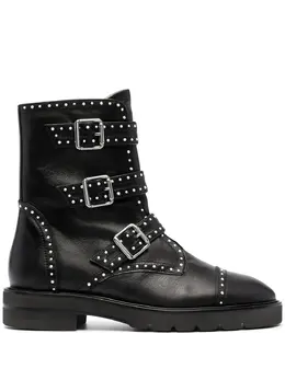 Stuart Weitzman: Чёрные ботинки  Jesse Lift