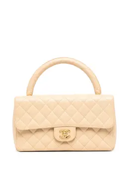 Chanel Pre-Owned: Бежевая сумка 