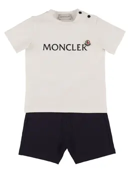 MONCLER: Хлопковые шорты