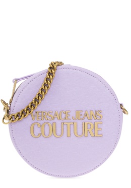 VERSACE JEANS COUTURE: Фиолетовая сумка