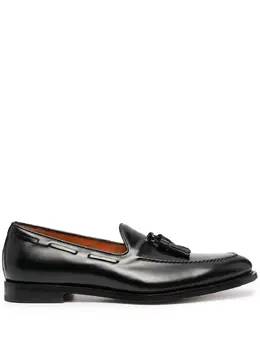 Santoni: Чёрные туфли 