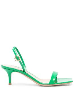 Gianvito Rossi: Яркие сандалии  Ribbon