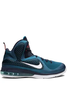 Nike: Голубые кроссовки Lebron 9