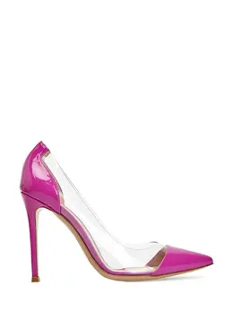 GIANVITO ROSSI: Розовые туфли  Plexi