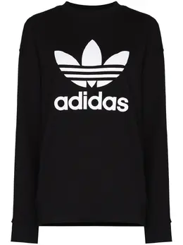 adidas: Свитшот с принтом 