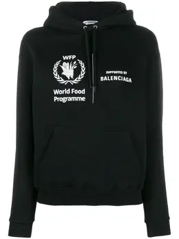 Balenciaga: Толстовка World Food Programme на пуговицах