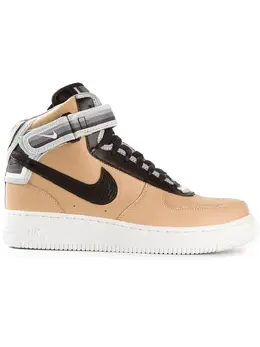 Nike: Чёрные кроссовки  Air Force 1