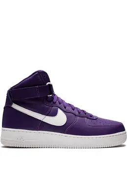 Nike: Фиолетовые кроссовки  Air Force 1 High