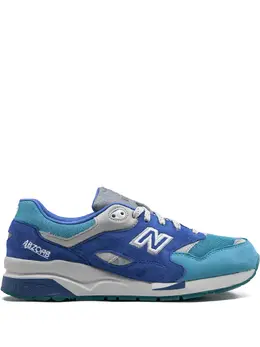 New Balance: Голубые кроссовки 