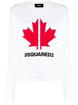 Dsquared2: Хлопковый свитшот  Maple Leaf