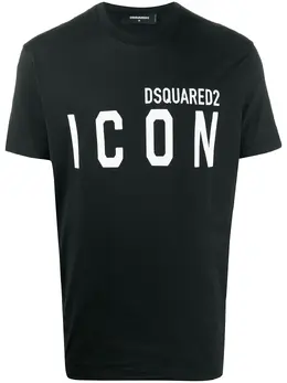 Dsquared2: Футболка  Icon с принтом