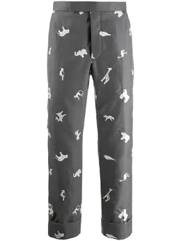 Thom Browne: Брюки из шерсти 