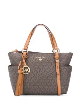 Michael Michael Kors: Тёмная сумка-шоппер 