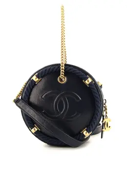 Chanel Pre-Owned: Синяя сумка