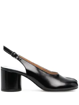 Maison Margiela: Чёрные туфли  Tabi