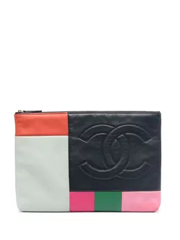 Chanel Pre-Owned: Синий клатч 