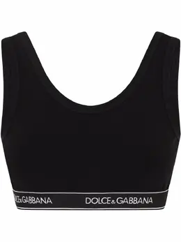 Dolce & Gabbana: Чёрный бюстгальтер 