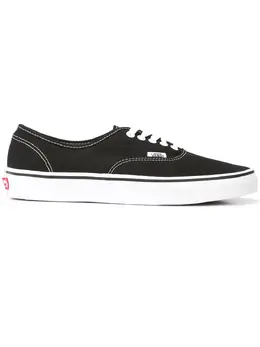 Vans: Чёрные кроссовки  Authentic