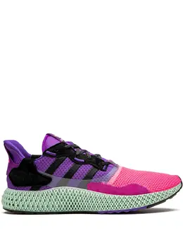 adidas: Фиолетовые кроссовки  ZX 4000 4D