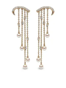 Yoko London: Серьги  Sleek Akoya