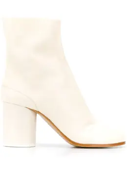 Maison Margiela: Белые ботинки  Tabi