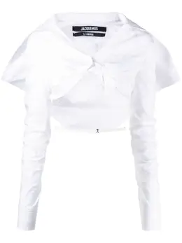 Jacquemus: Белый топ 