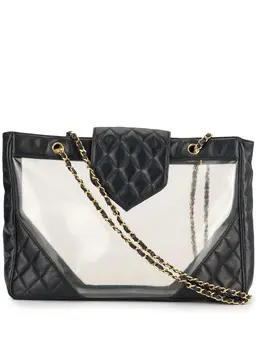 CHANEL Pre-Owned: Чёрная сумка 