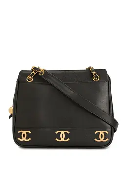 CHANEL Pre-Owned: Чёрная сумка 
