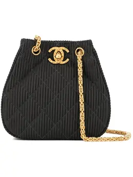 CHANEL Pre-Owned: Чёрная сумка 