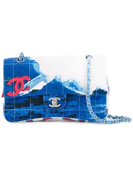 CHANEL Pre-Owned: Голубая сумка 