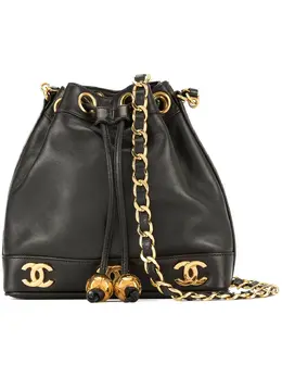 CHANEL Pre-Owned: Чёрная сумка 