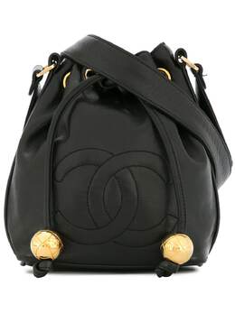CHANEL Pre-Owned: Чёрная сумка 