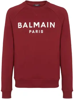 Balmain: Свитшот с принтом 