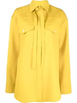 Jil Sander: Блуза с воротником 
