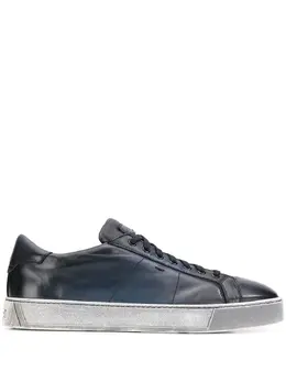 Santoni: Тёмные кроссовки 