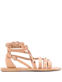 Ancient Greek Sandals: Бежевые сандалии  Satira