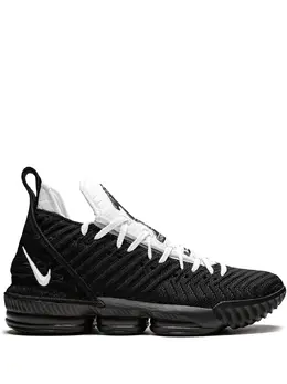 Nike: Чёрные кроссовки Lebron 16