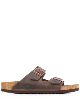 Birkenstock: Коричневые сандалии  Arizona Oiled