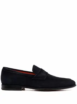 Santoni: Чёрные туфли 