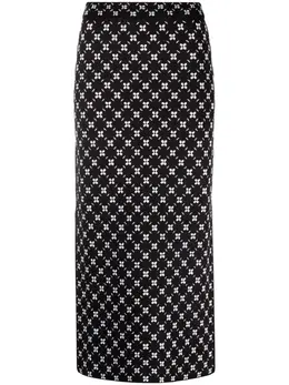 Lanvin: Жаккардовая юбка 