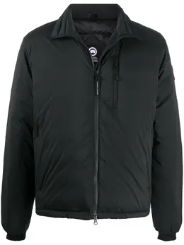 Canada Goose: Чёрная куртка  Lodge