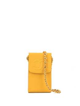 Chanel Pre-Owned: Жёлтая сумка 