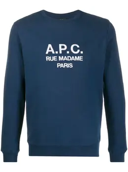 A.P.C.: Голубой свитшот 