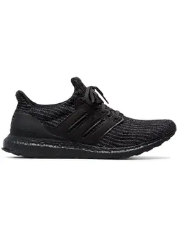 adidas: Чёрные кроссовки  UltraBoost