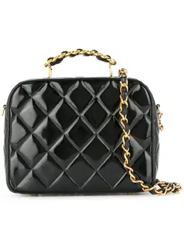 Chanel Pre-Owned: Чёрная сумка 