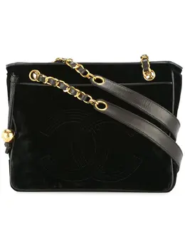 Chanel Pre-Owned: Чёрная сумка 