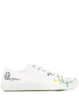 Maison Margiela: Белые кроссовки  Tabi