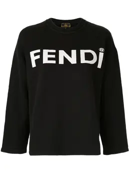 Fendi Pre-Owned: Чёрный топ