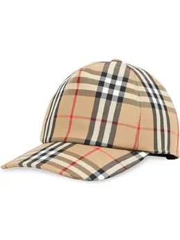 Burberry: Кепка с принтом 