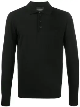 Emporio Armani: Чёрное поло 